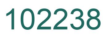 Number 102238 green image