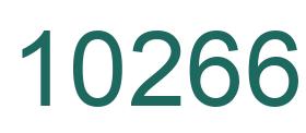 Number 10266 green image