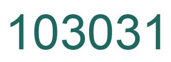 Número 103031 imagen verde