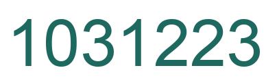 Número 1031223 imagen verde
