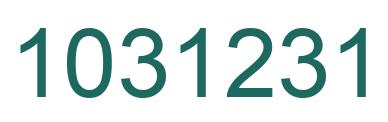 Número 1031231 imagen verde