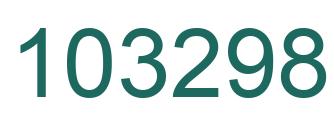 Number 103298 green image