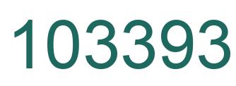 Number 103393 green image