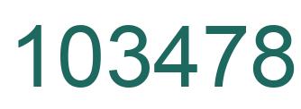 Número 103478 imagen verde