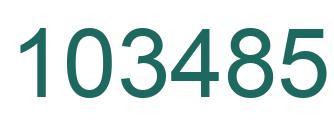 Número 103485 imagen verde