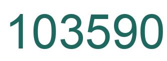 Number 103590 green image