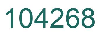 Number 104268 green image