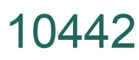 Zahl 10442 grün bild