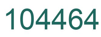 Número 104464 imagen verde