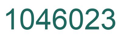 Number 1046023 green image