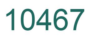 Zahl 10467 grün bild