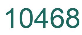 Zahl 10468 grün bild