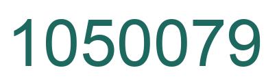 Number 1050079 green image
