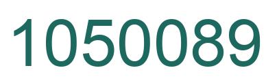 Number 1050089 green image