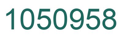 Number 1050958 green image