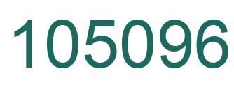 Number 105096 green image