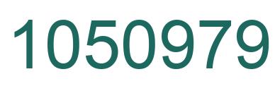 Number 1050979 green image
