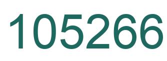 Number 105266 green image