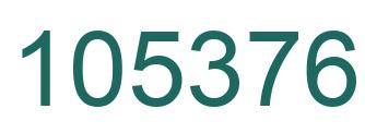 Number 105376 green image
