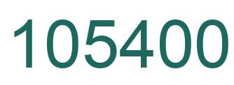 Número 105400 imagen verde