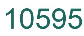 Number 10595 green image