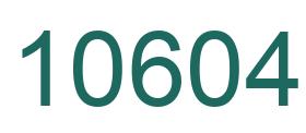 Number 10604 green image