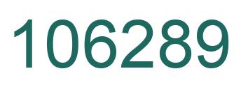 Number 106289 green image