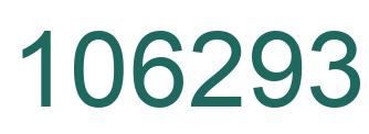 Number 106293 green image
