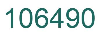 Number 106490 green image