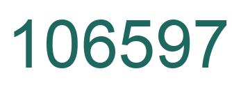 Number 106597 green image