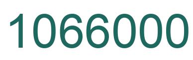Number 1066000 green image