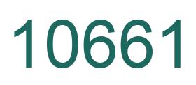 Number 10661 green image