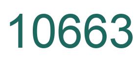 Zahl 10663 grün bild