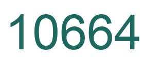 Zahl 10664 grün bild