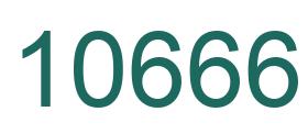 Zahl 10666 grün bild