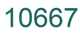 Zahl 10667 grün bild