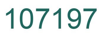 Number 107197 green image