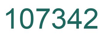 Number 107342 green image