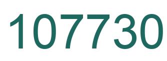 Number 107730 green image