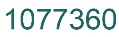 Número 1077360 imagen verde