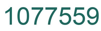 Number 1077559 green image