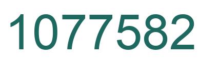 Number 1077582 green image