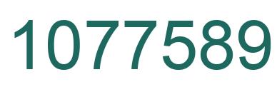 Number 1077589 green image