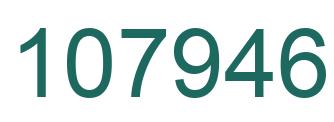 Number 107946 green image