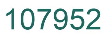 Number 107952 green image