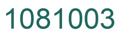 Número 1081003 imagen verde