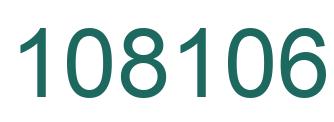 Number 108106 green image