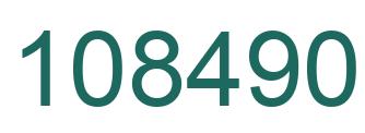 Número 108490 imagen verde