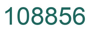 Number 108856 green image