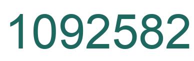 Number 1092582 green image